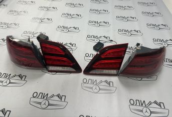 Фонари задние на Mercedes ML w166 стиль GLE w166 Фонари задние на Mercedes ML w166 стиль GLE w166